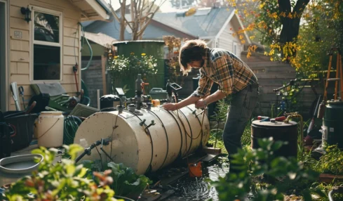 Conversion d'une cuve fioul en récupérateur d'eau : étapes essentielles et avantages pour une maison durable