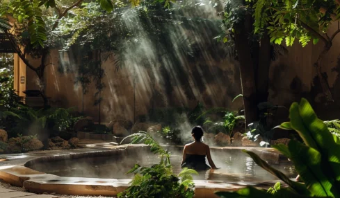 Nature et bien-être : découvrez le luxe en plein air avec un hammam extérieur pour une relaxation optimale