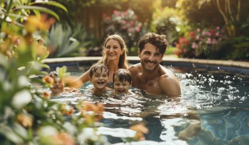 Les avantages d’avoir une piscine dans son jardin : bien-être physique, mental et social au quotidien