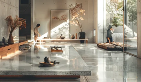 Idées déco avec le béton ciré : comment l'intégrer dans votre intérieur pour une touche moderne et élégante