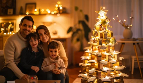 Astuces déco sapin en palette : créez un arbre de Noël unique et écologique pour votre maison